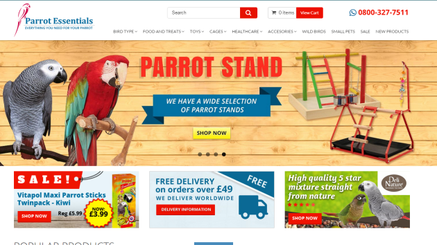 New merchant Parrot Essentials!