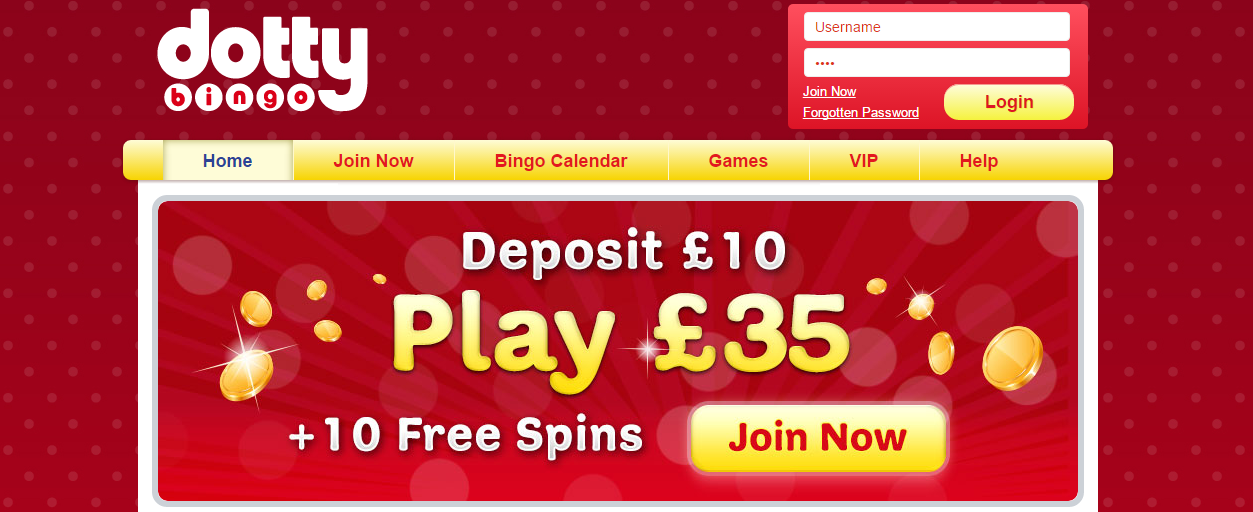 dotty bingo 150 free spins