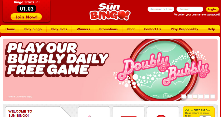 Sun Bingo: Slots Offers