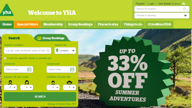 New Advertiser – YHA England and Wales