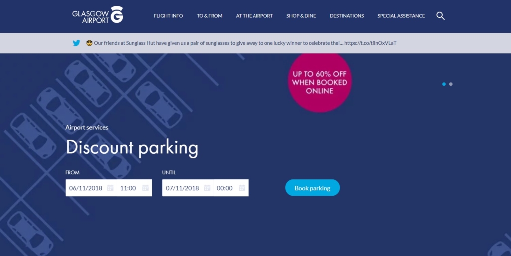 Glasgow Airport Parking is now Live on Affiliate Future! Affiliate