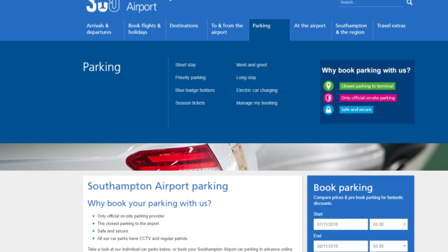 Southampton Airport Parking – Now Live On Affiliate Future!