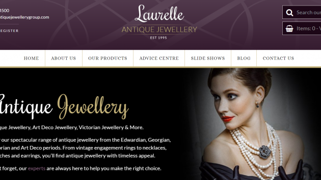New Advertiser Launched – Laurelle Antique Jewellery