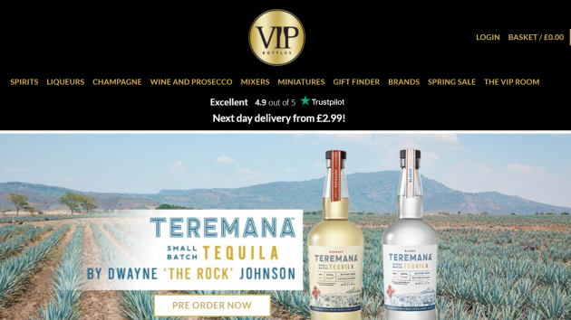 New Advertiser Launched – VIP Bottles!